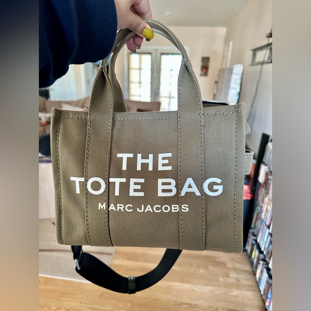 Canvas crossbody small tote